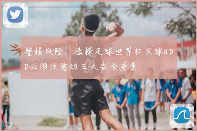 警惕风险！选择足球世界杯买球app必须注意的三大安全要素